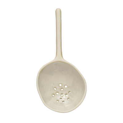 Stoneware Strainer Spoon (FIX QTY)