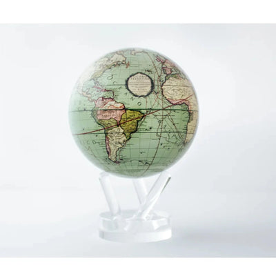 Antique Green Terrestrial Mova Globe