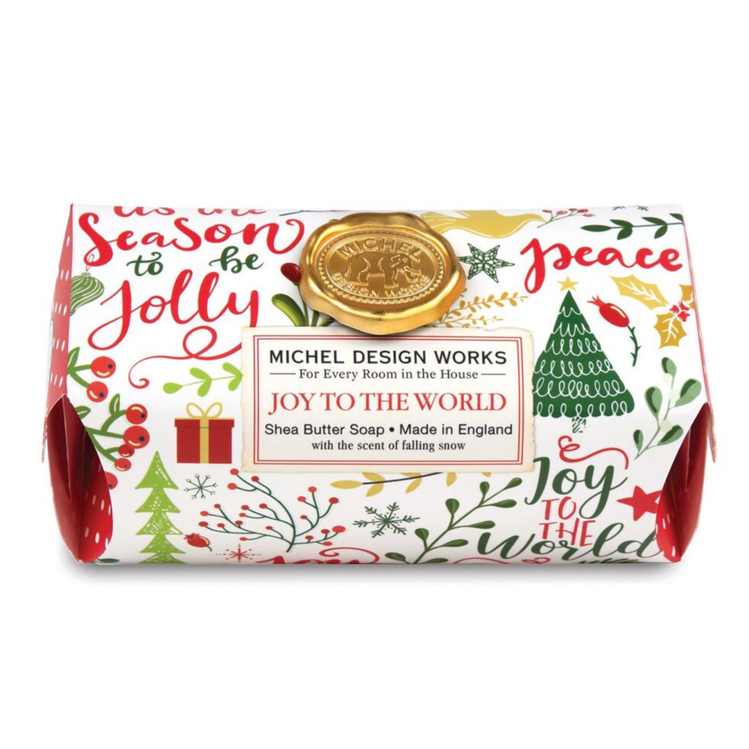 Joy To The Wold Large Bath Soap Bar