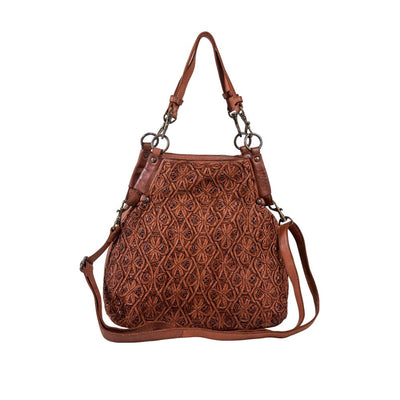 Myra - Aliphatic Leather & Hairon Bag
