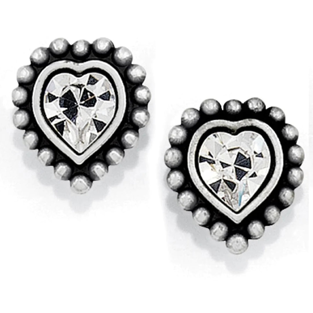 Brighton Shimmer Mini Heart Post Earrings