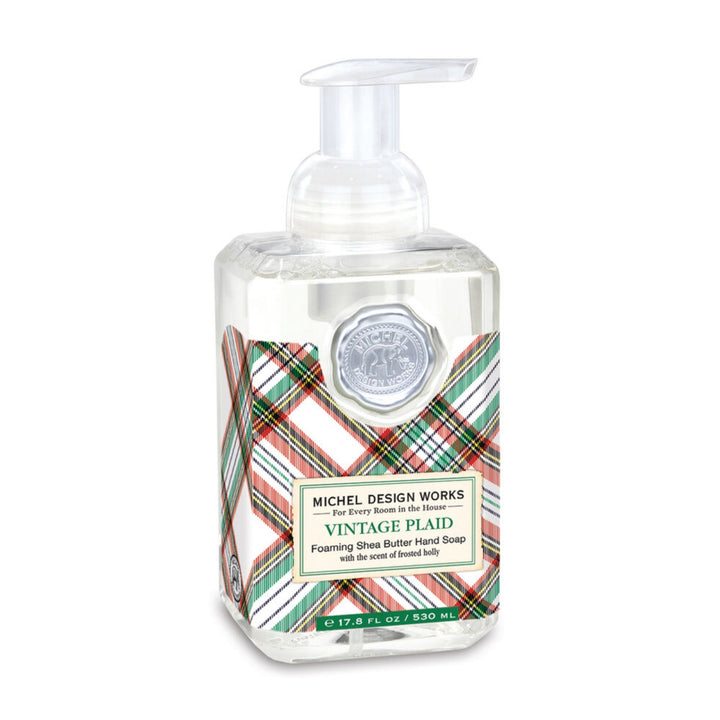 Vintage Plaid Foaming Hand Soap